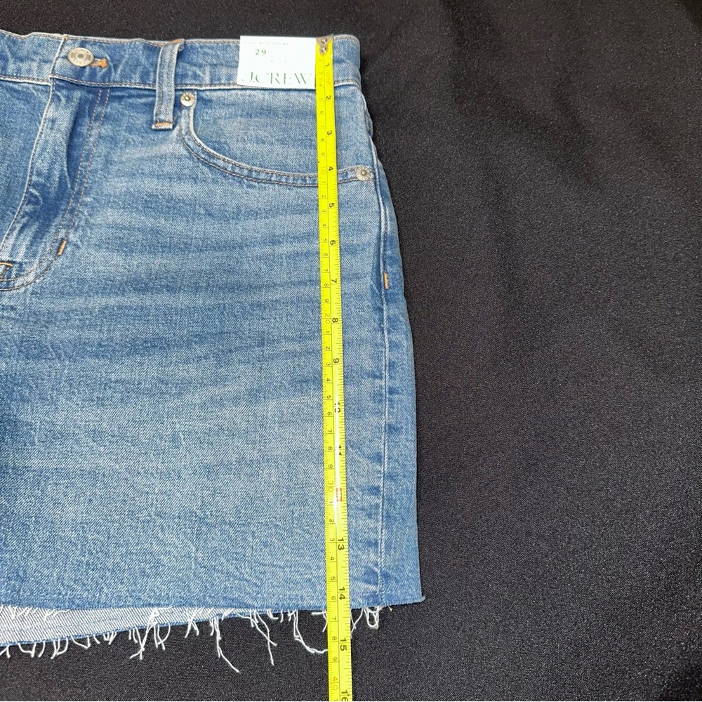 J.‎ Crew Shorts size 29 high rise denim jean shorts NWT - Picture 8 of 10